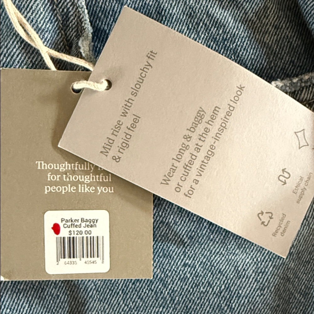 Oliver Logan Parker Mid-Rise Straight Leg Jeans - Light Blue - Picture 10 of 15